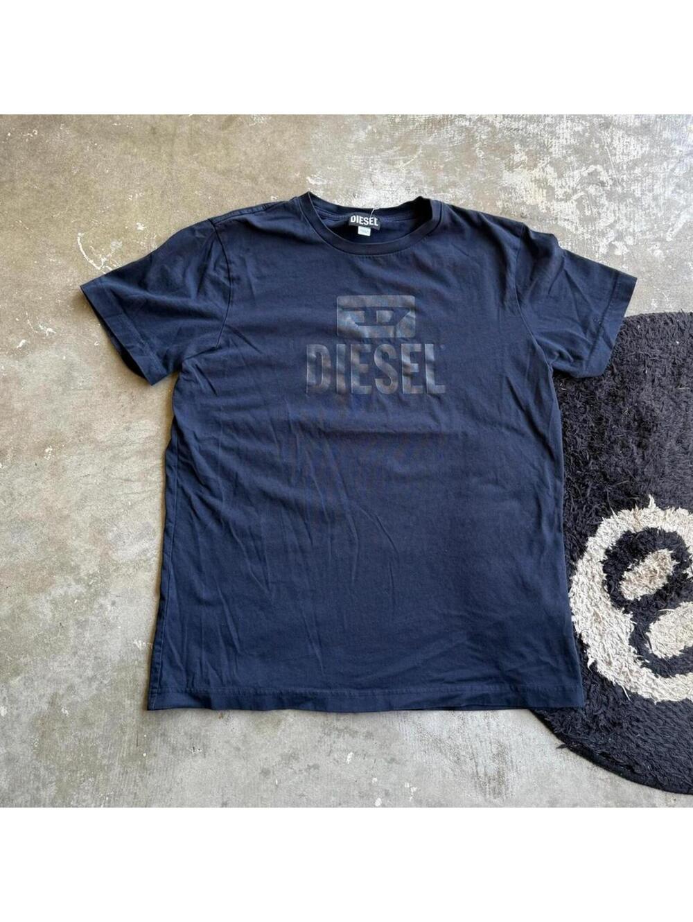 Y2K Diesel Logo Spellout Tee